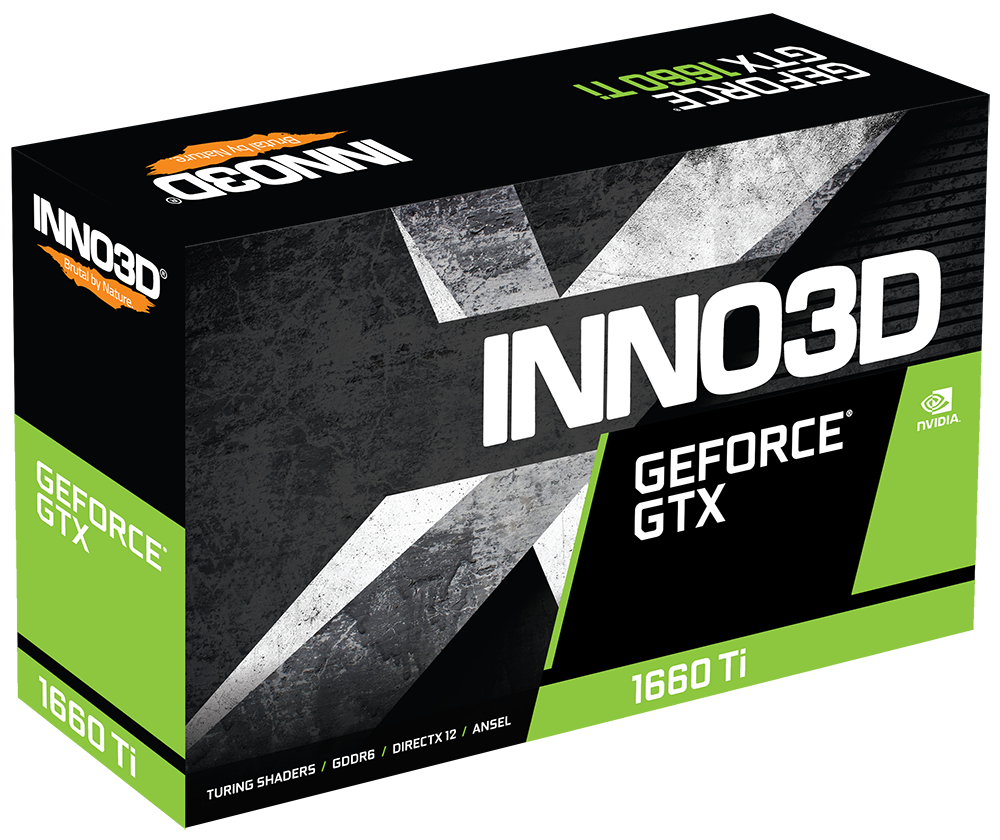 グラフィックボード・グラボ・ビデオカード INNO3D GTX 1660TI INNO3D GeForce GTX 1660 Ti Twin X2 GEFORCE GTX 1660 Ti 6GB